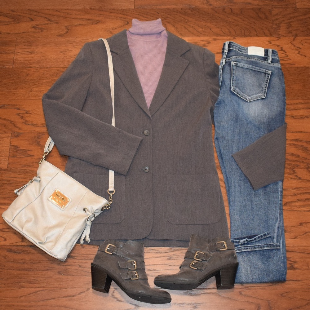 Eddie Bauer Modern Fit Blazer Gray - Size 10